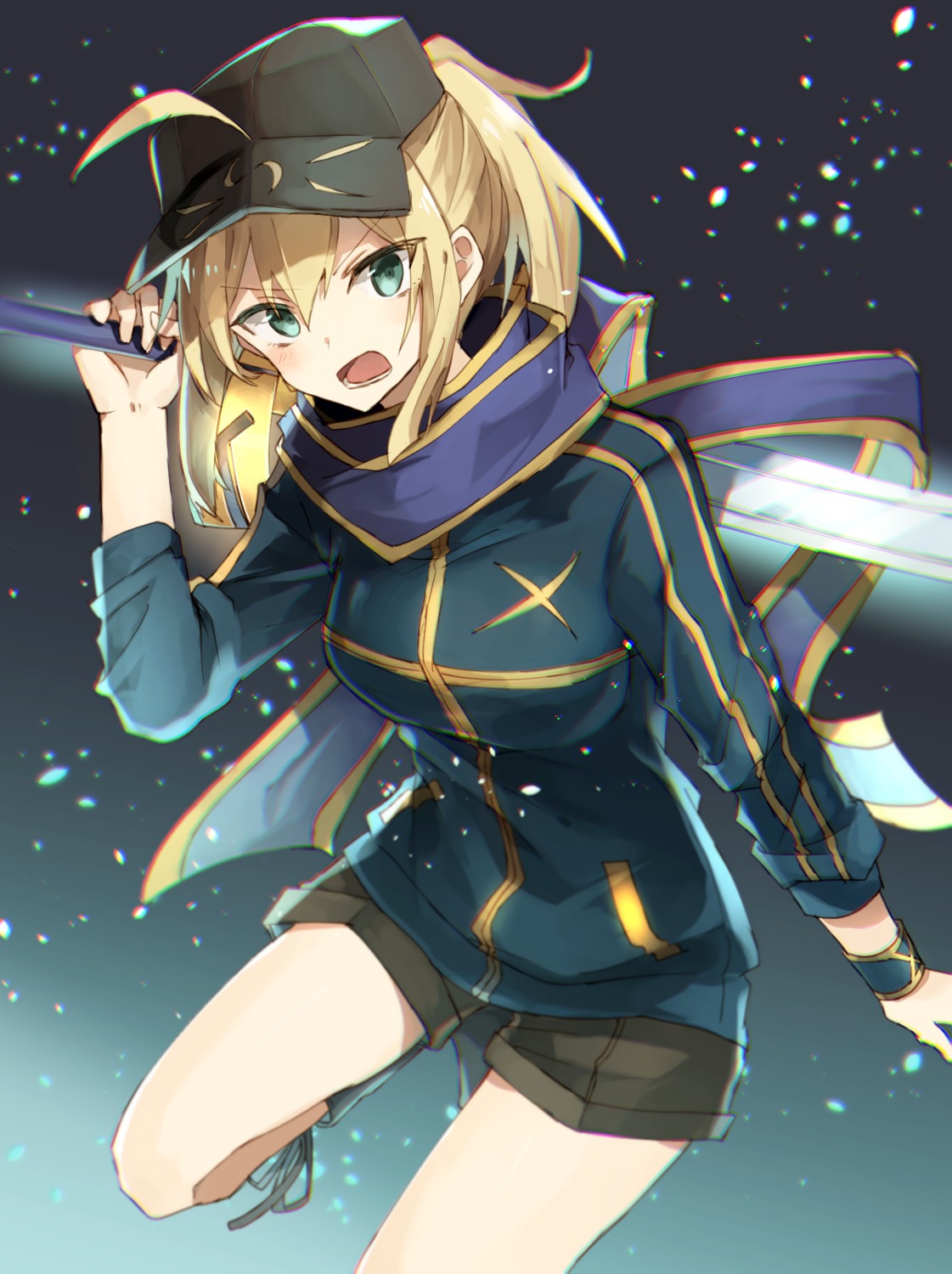 chibirisu, fate/grand_order, fate/stay_night, heroine_x, sword