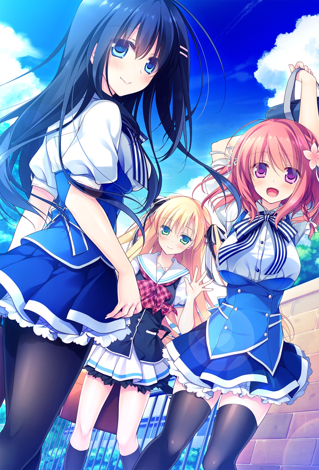 alcot_honeycomb, chibana_ryoka, game_cg, hoshino_nagisa, kimi_no_tonari_de_koishiteru!, kimi_no_tonari_de_koishiteru!_~the_respective_happiness~, komatsu_rina, motomiya_mitsuki