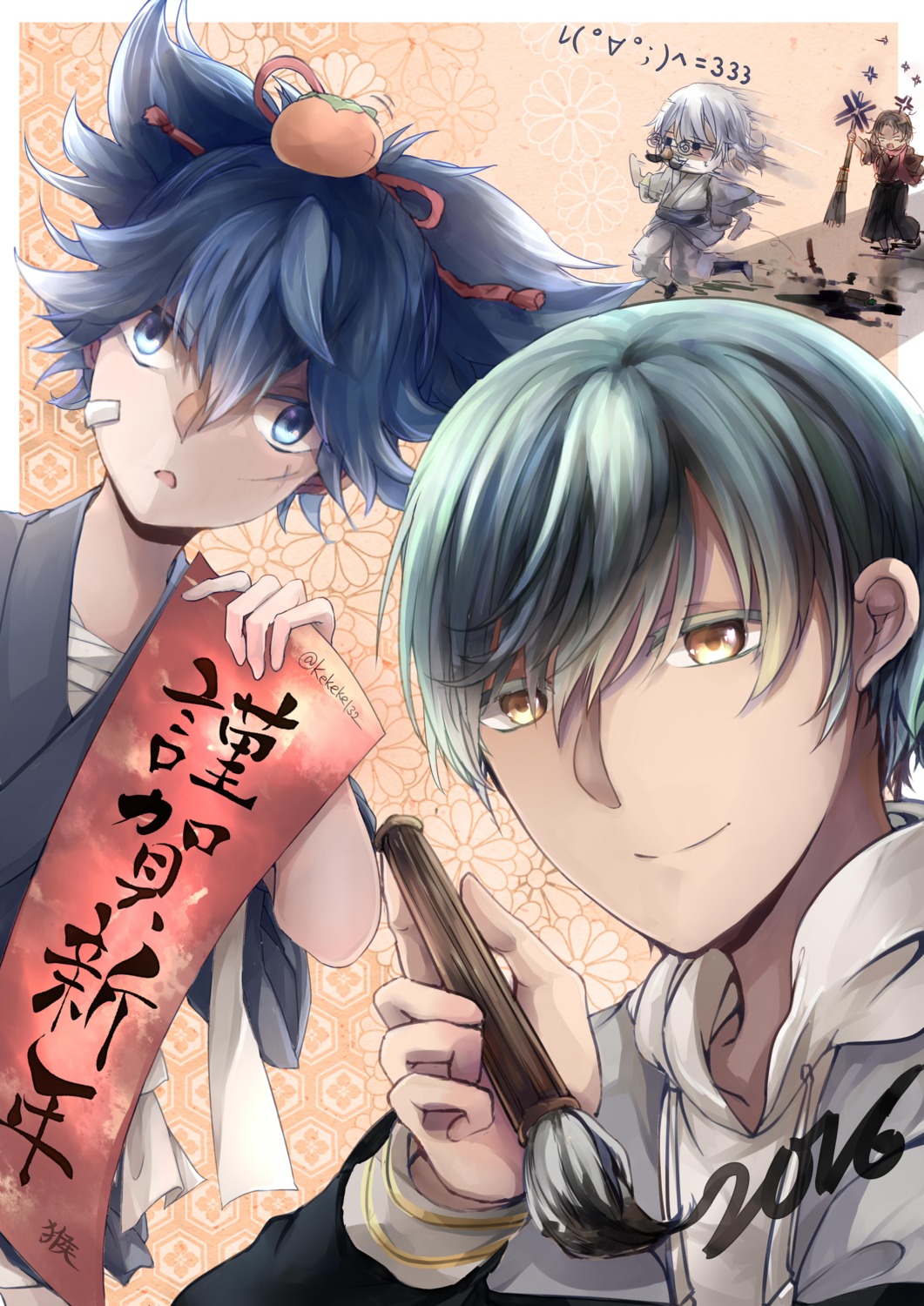 ichigo_hitofuri, kashuu_kiyomitsu, kk_kun, male, sayo_samonji, touken_ranbu, tsurumaru_kuninaga