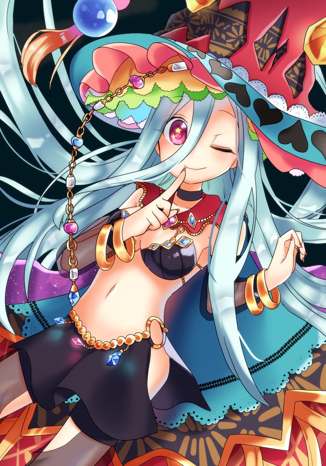 bikini_top, cleavage, ichima_(pixiv), merc_storia, nopan, see_through, swimsuits, thighhighs