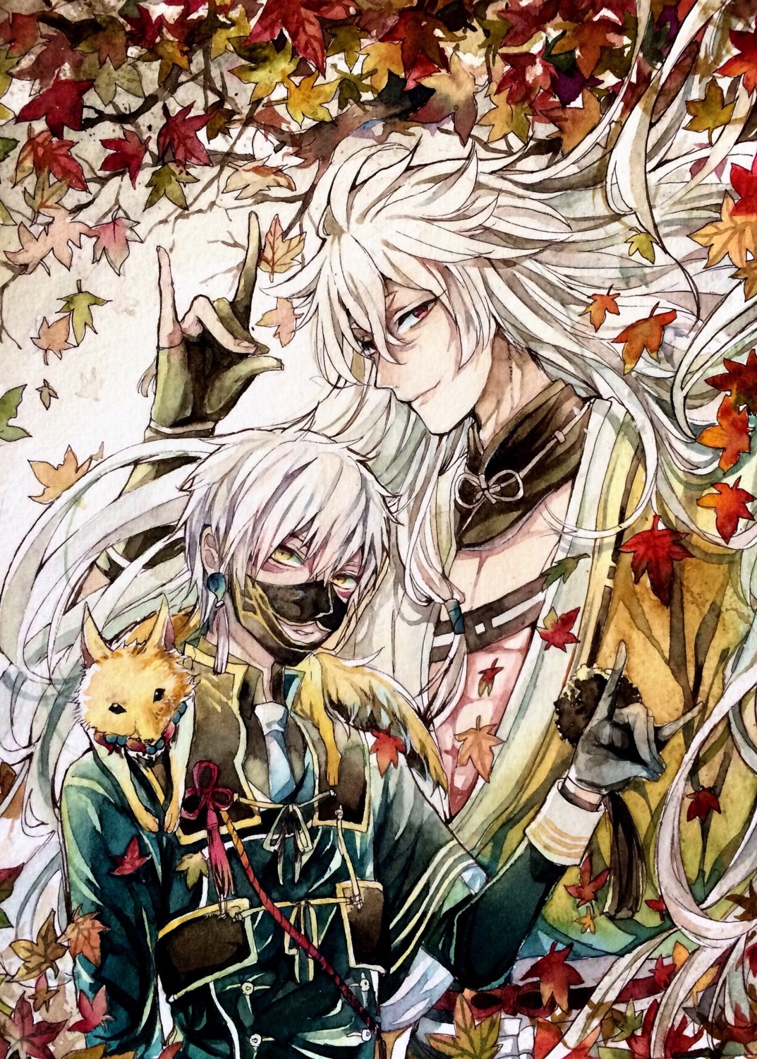 kogitsunemaru, lemon_(artist), male, nakigitsune, touken_ranbu
