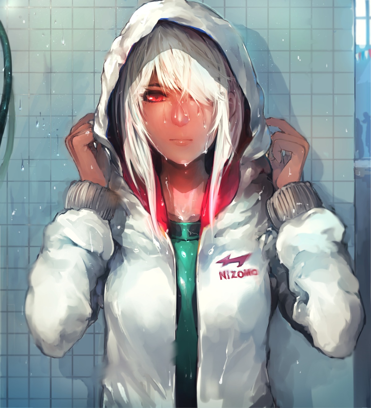 shiratan, swimsuits, wet