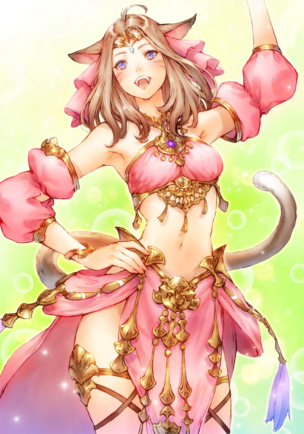 animal_ears, final_fantasy, final_fantasy_xiv, makimura_shunsuke, miqo'te, nekomimi, tail