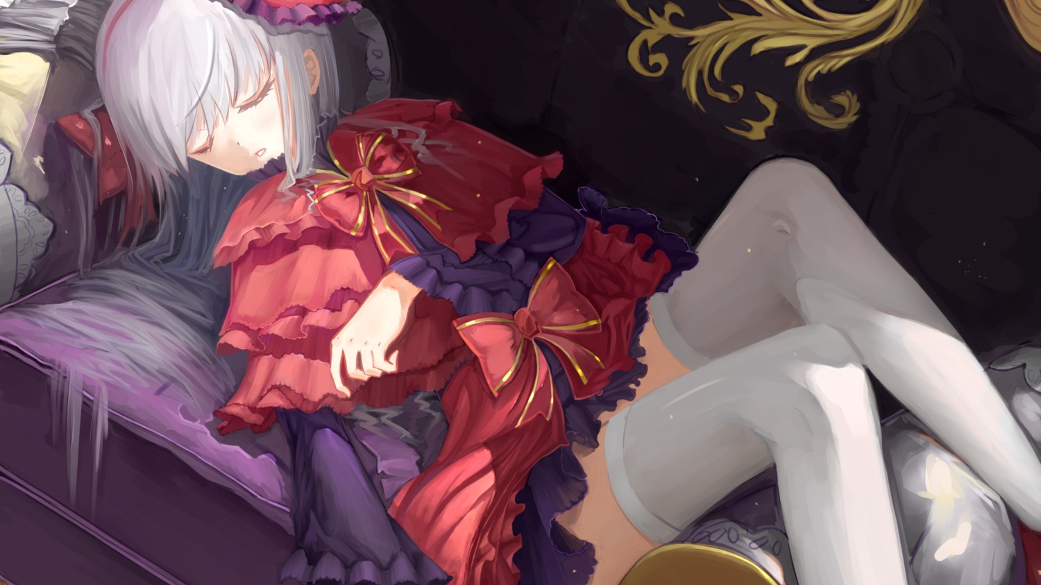 dress, k, kushina_anna, thighhighs, xiuji_hua_jiu_liuli