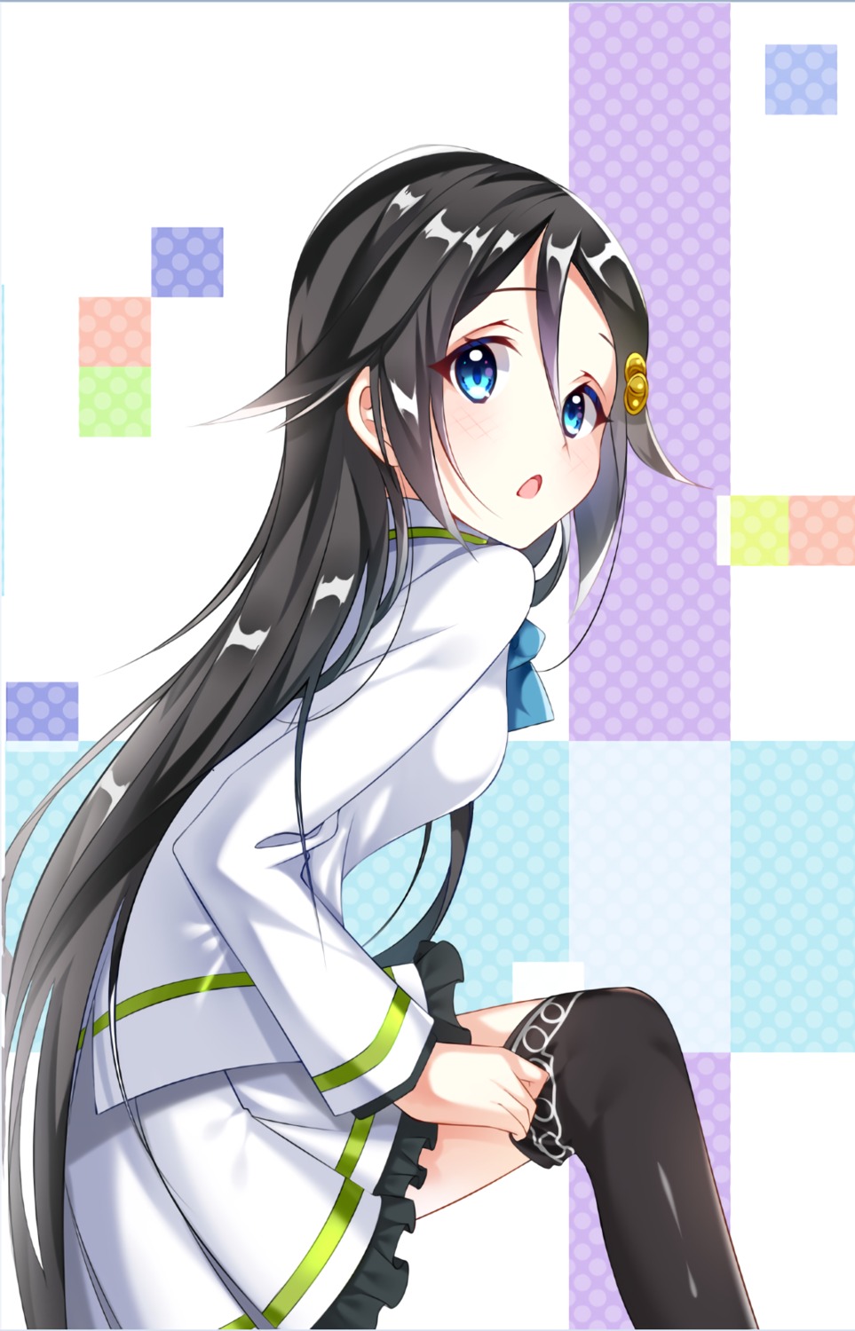 hate_ani_hikae, izumi_reina, musaigen_no_phantom_world, seifuku, thighhighs