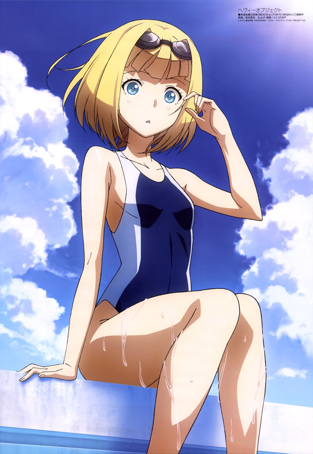 heavy_object, milinda_brantini, sakamoto_tetsuya, swimsuits, wet