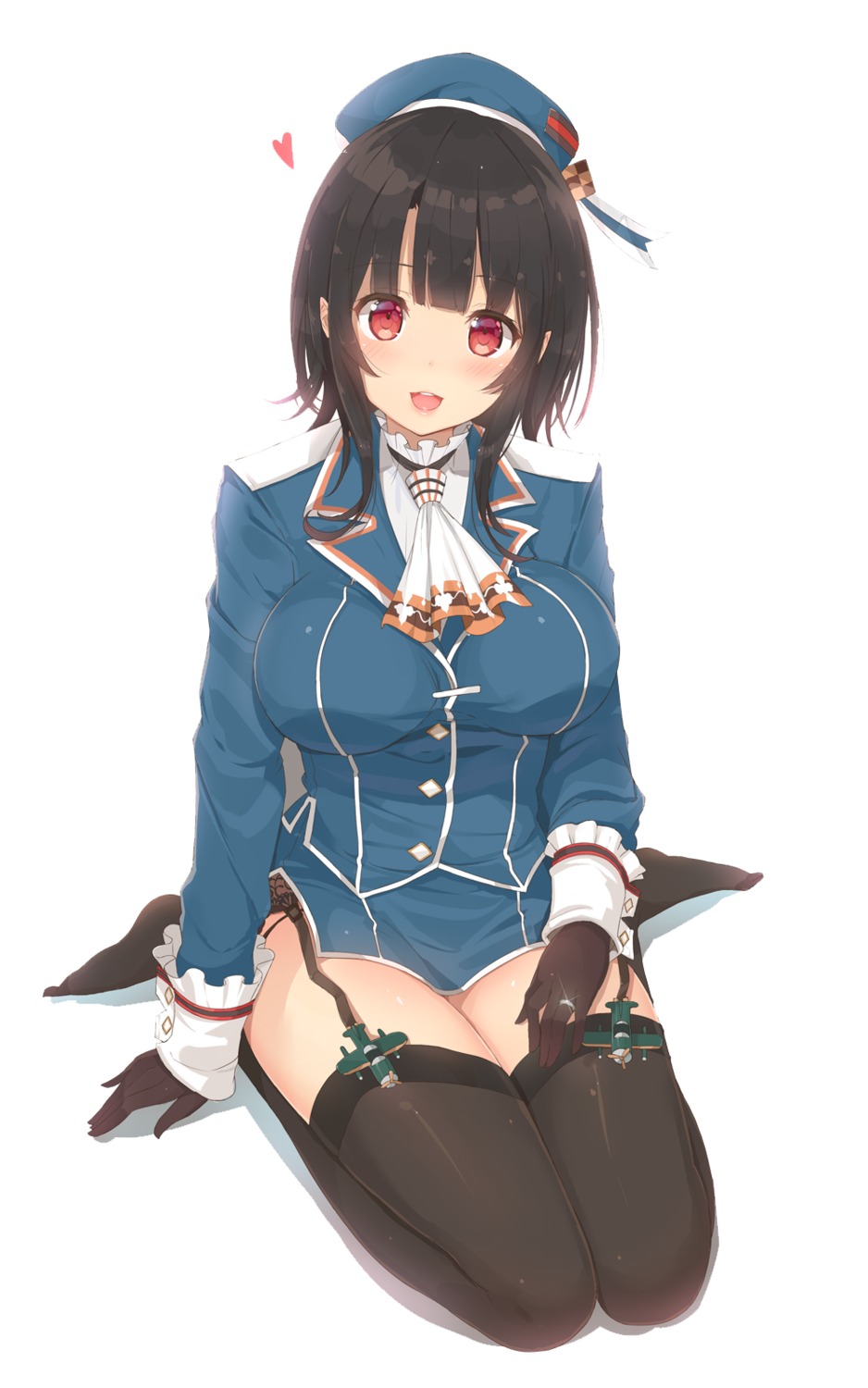 kagerou, kantai_collection, stockings, takao_(kancolle), thighhighs, uniform