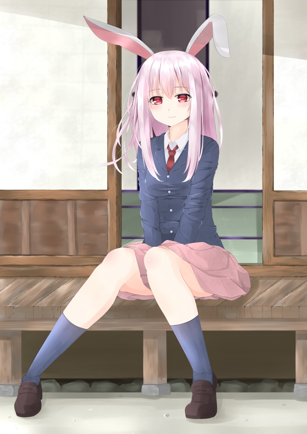 animal_ears, bunny_ears, reisen_udongein_inaba, seifuku, surota, touhou