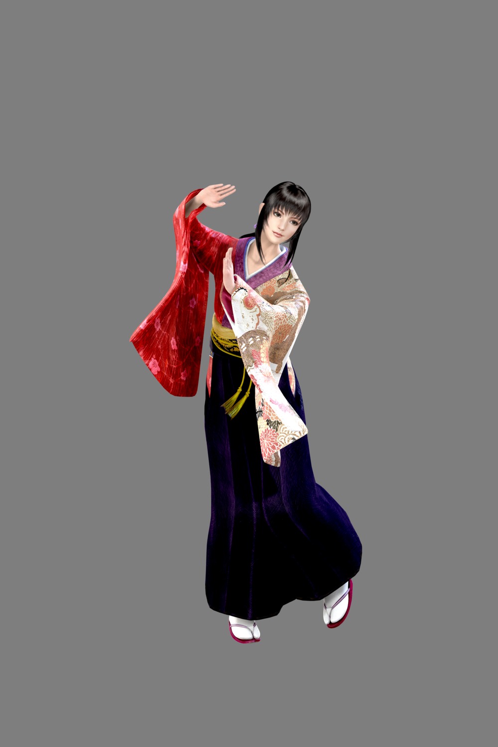 cg, japanese_clothes, kimono, transparent_png, virtua_fighter, virtua_fighter_5