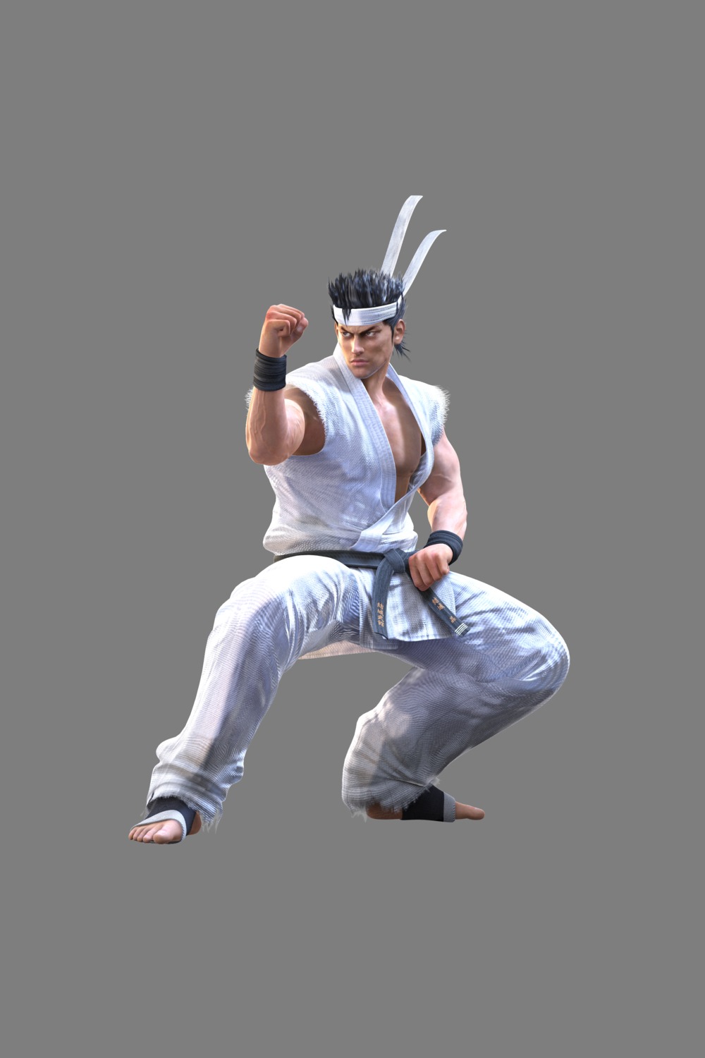 asian_clothes, cg, male, transparent_png, virtua_fighter, virtua_fighter_5, yuki_akira