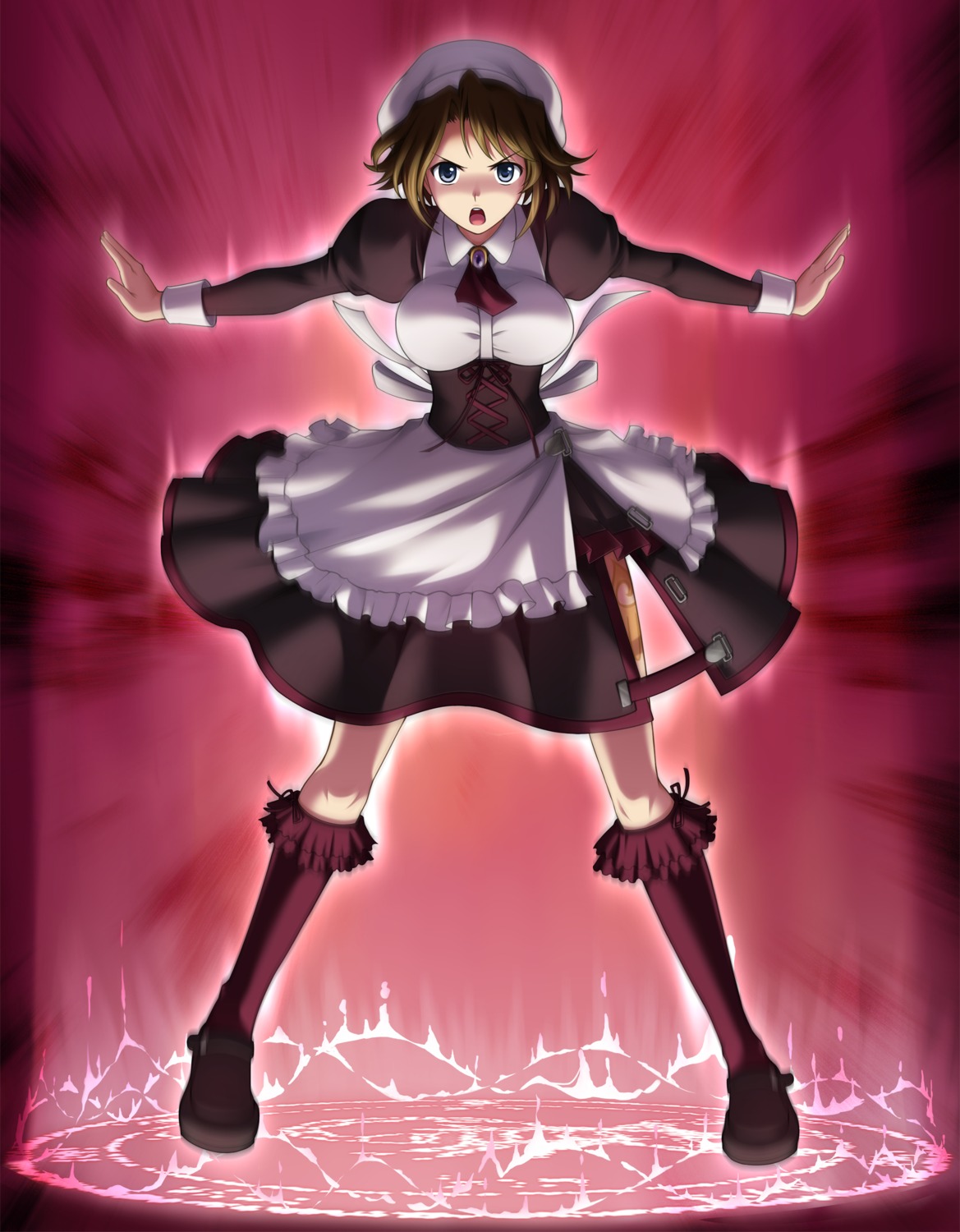 maid, shannon, tagme, tattoo, umineko_no_naku_koro_ni