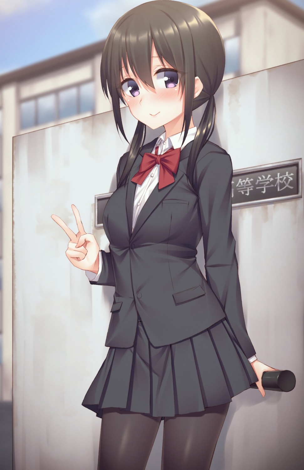 mikazuchi_zeus, pantyhose, seifuku