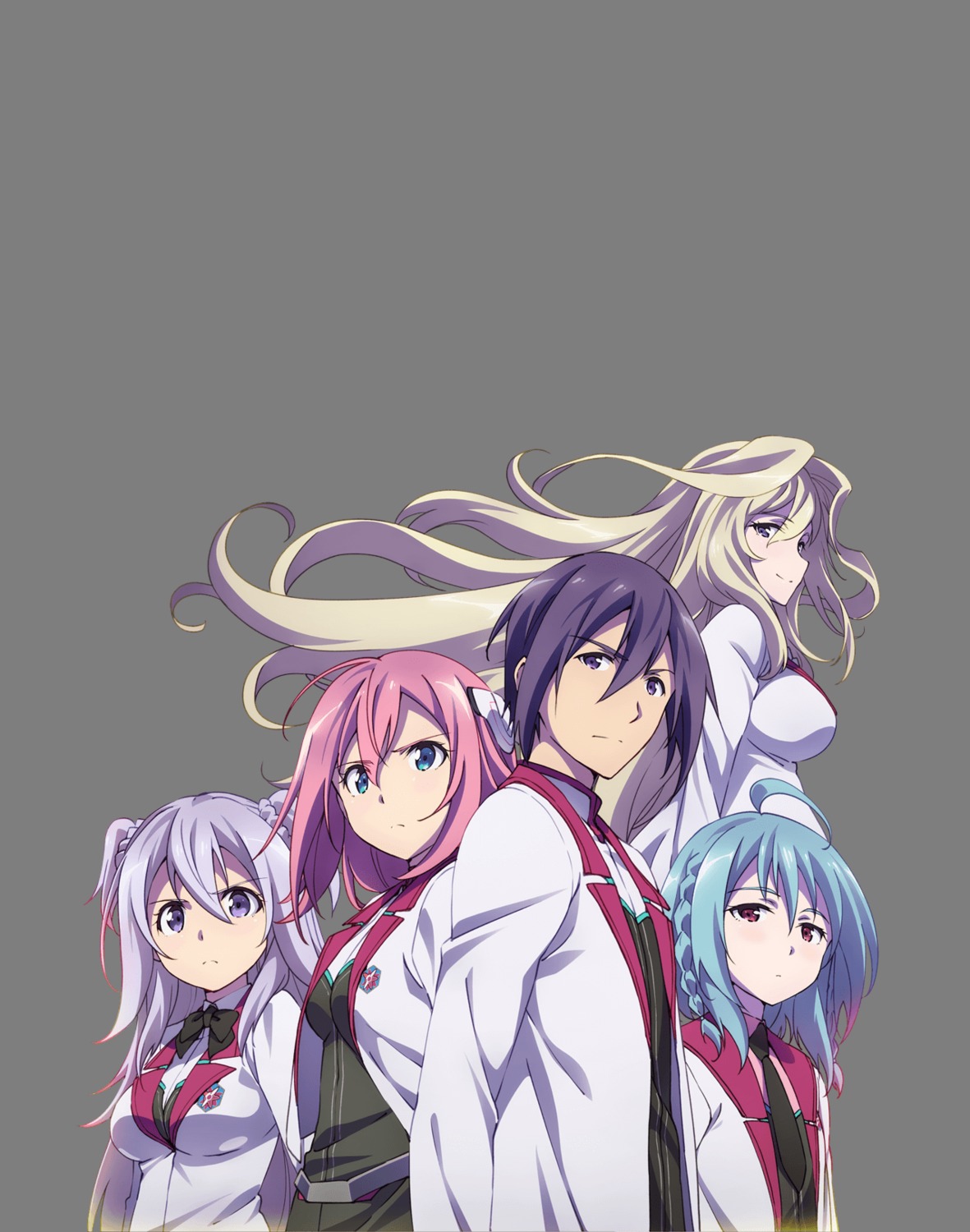 amagiri_ayato, claudia_einfield, gakusentoshi_asterisk, julis-alexia_van_riessfeld, sasamiya_saya, seifuku, toudou_kirin, transparent_png