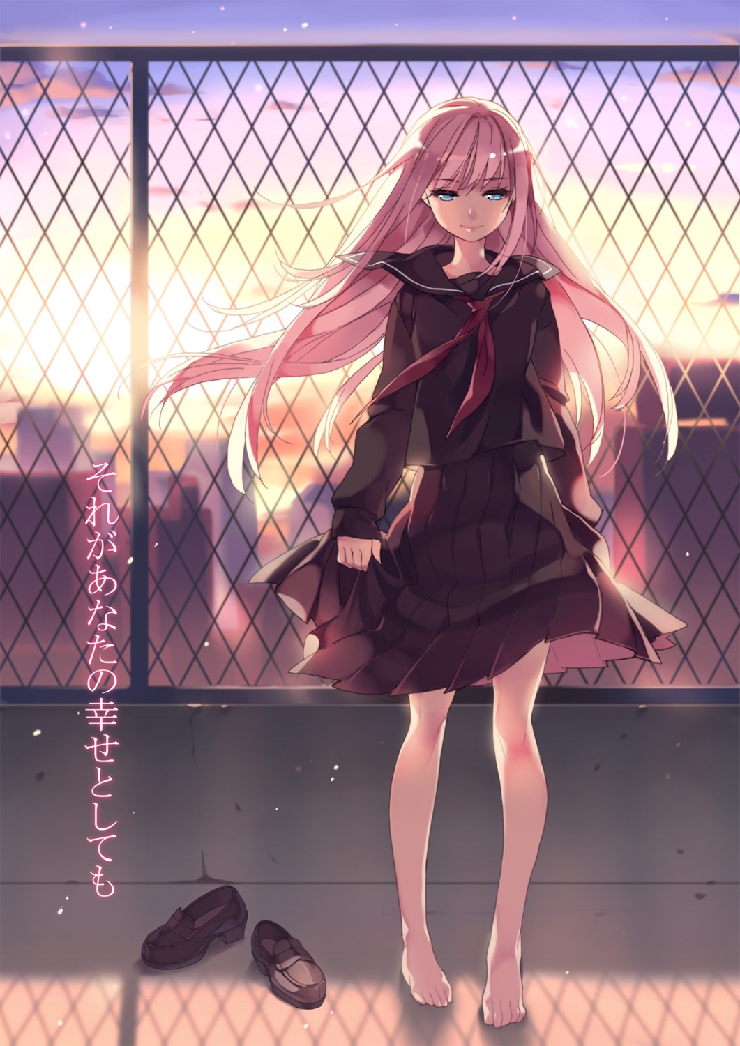 btoor, megurine_luka, seifuku, vocaloid