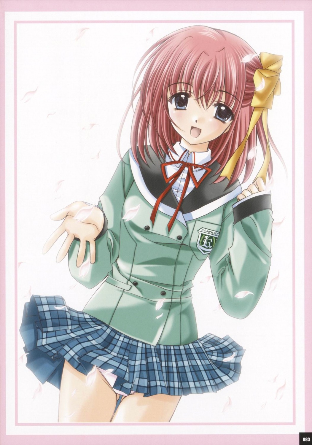 kusanagi_koyuki, nishimata_aoi, pantsu, sakura_~setsugekka~, seifuku, skirt_lift