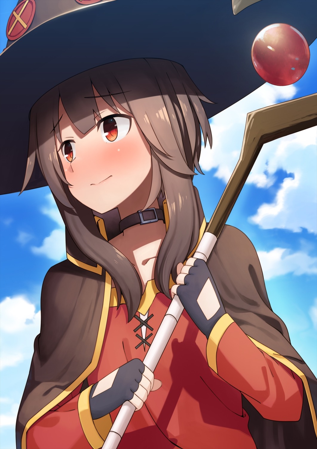 dacchi, kono_subarashii_sekai_ni_shukufuku_wo!, megumin, weapon, witch