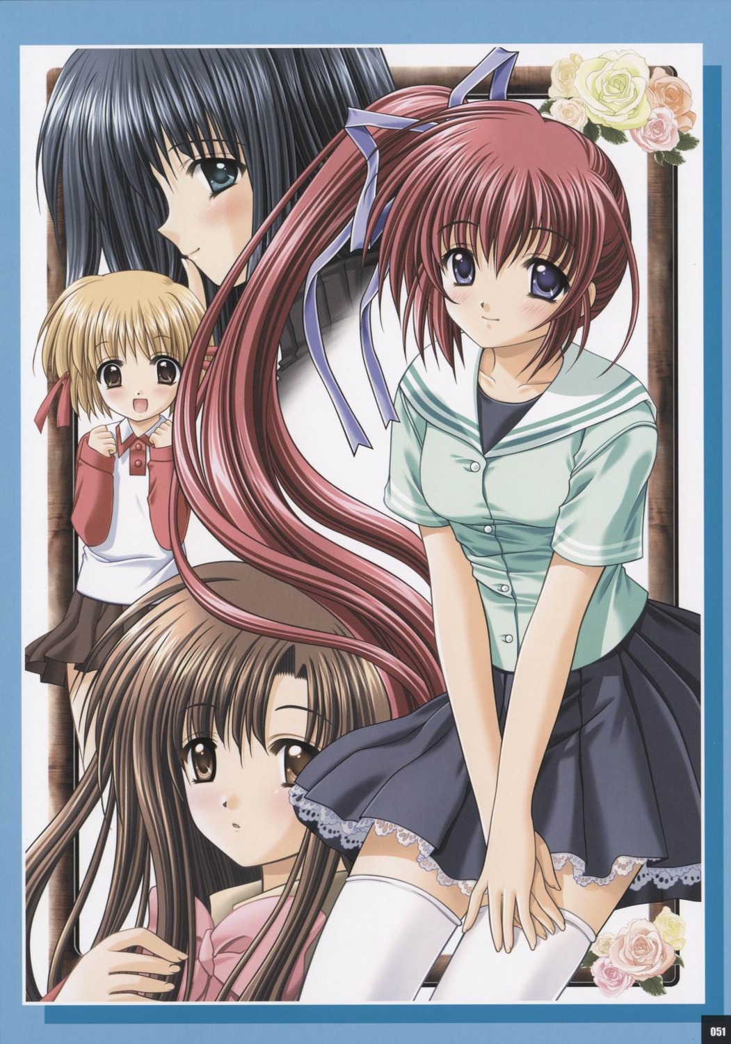 comic_party, nishimata_aoi, takase_mizuki, thighhighs, tsukamoto_chisa