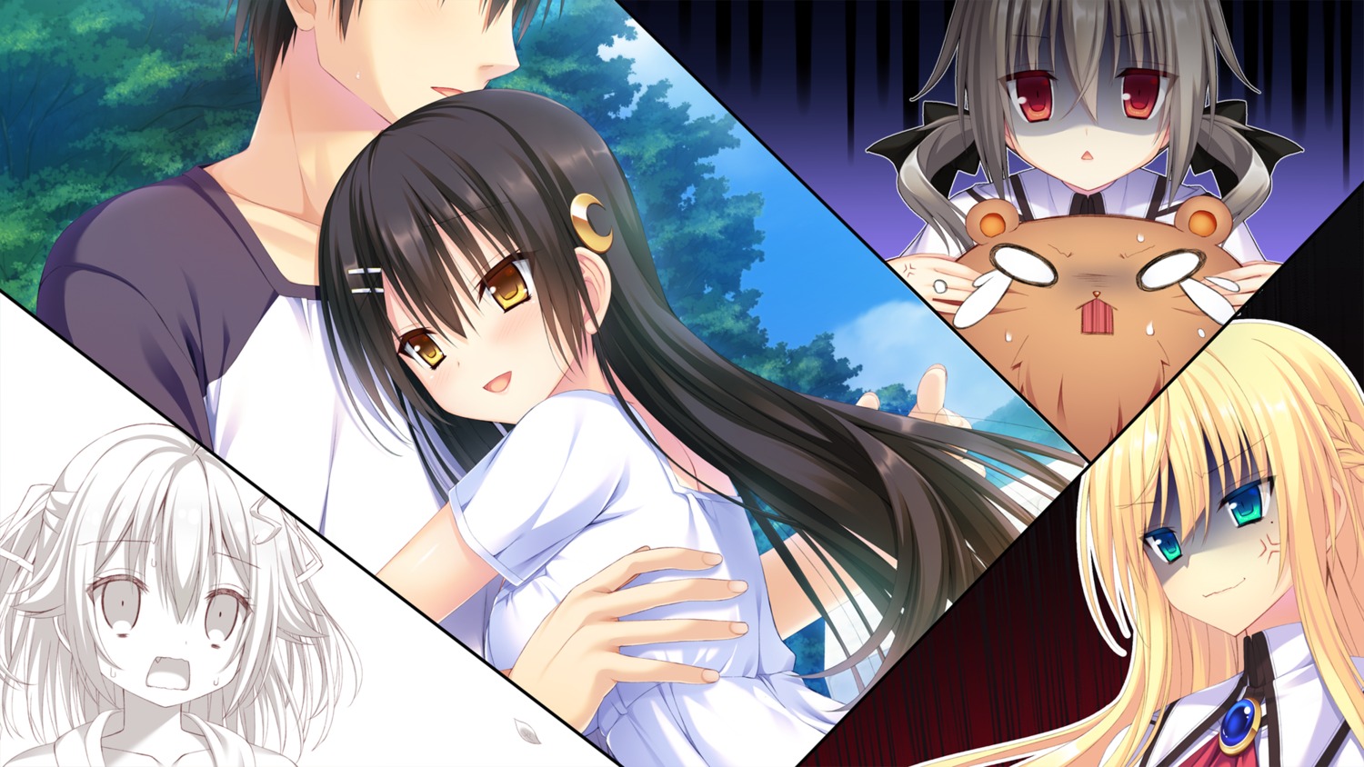 alisa_crowley, amatsu_sasha, any, carol_mercuris, dress, game_cg, natsu_no_majo_no_parade, seifuku