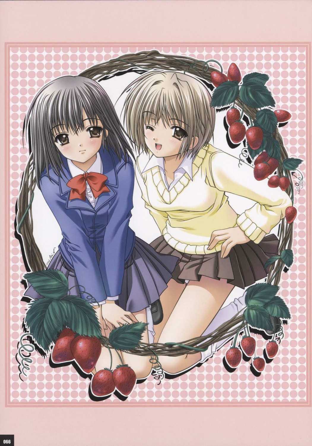 ichigo_100, nishimata_aoi, nishino_tsukasa, seifuku, toujou_aya