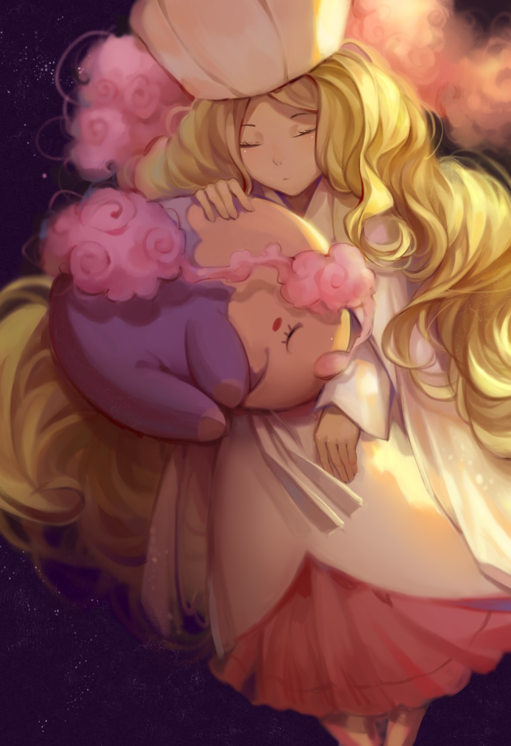 cattleya_(pokemon), dress, musharna, pokemon, pokemon_b2w2, pokemon_bw, ryuuwa