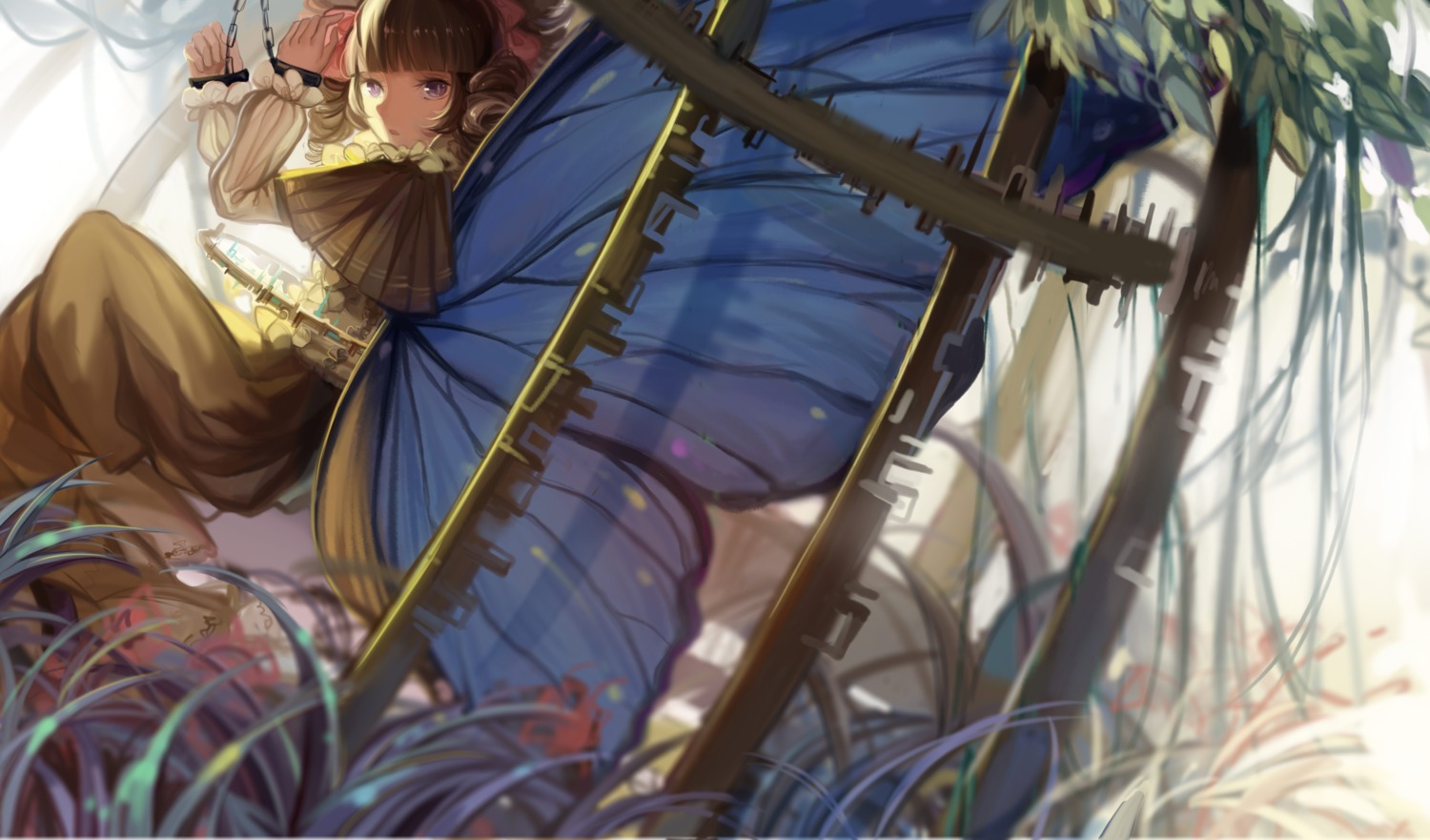 bondage, dress, ryuuwa, wings