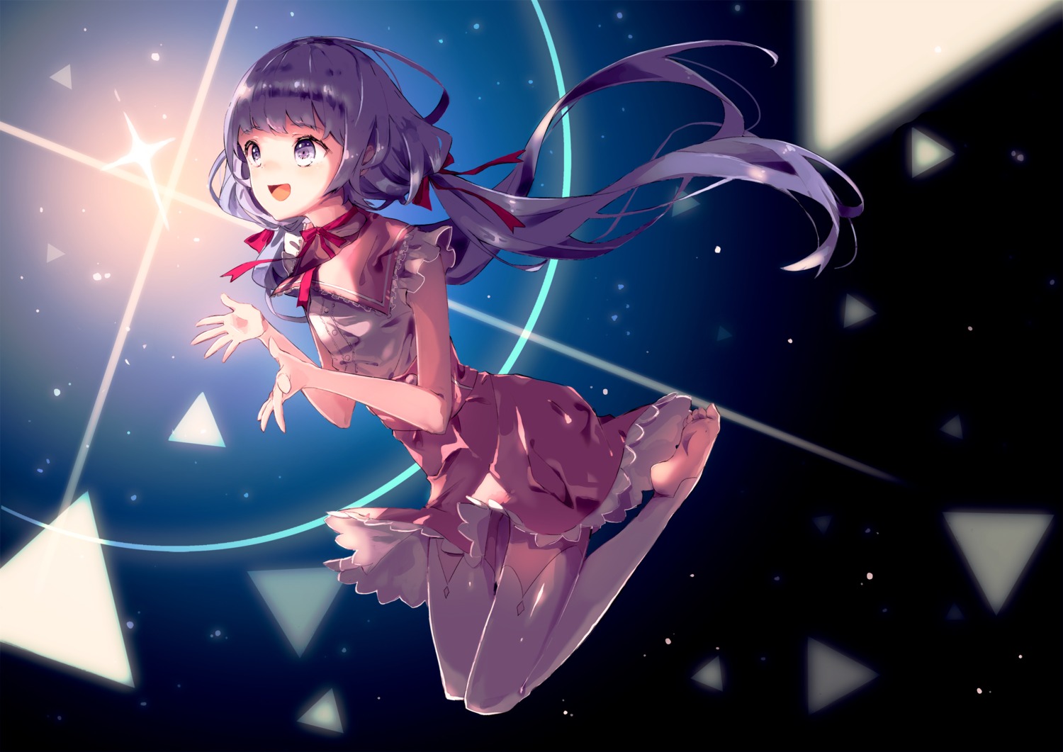 dress, thighhighs, usada