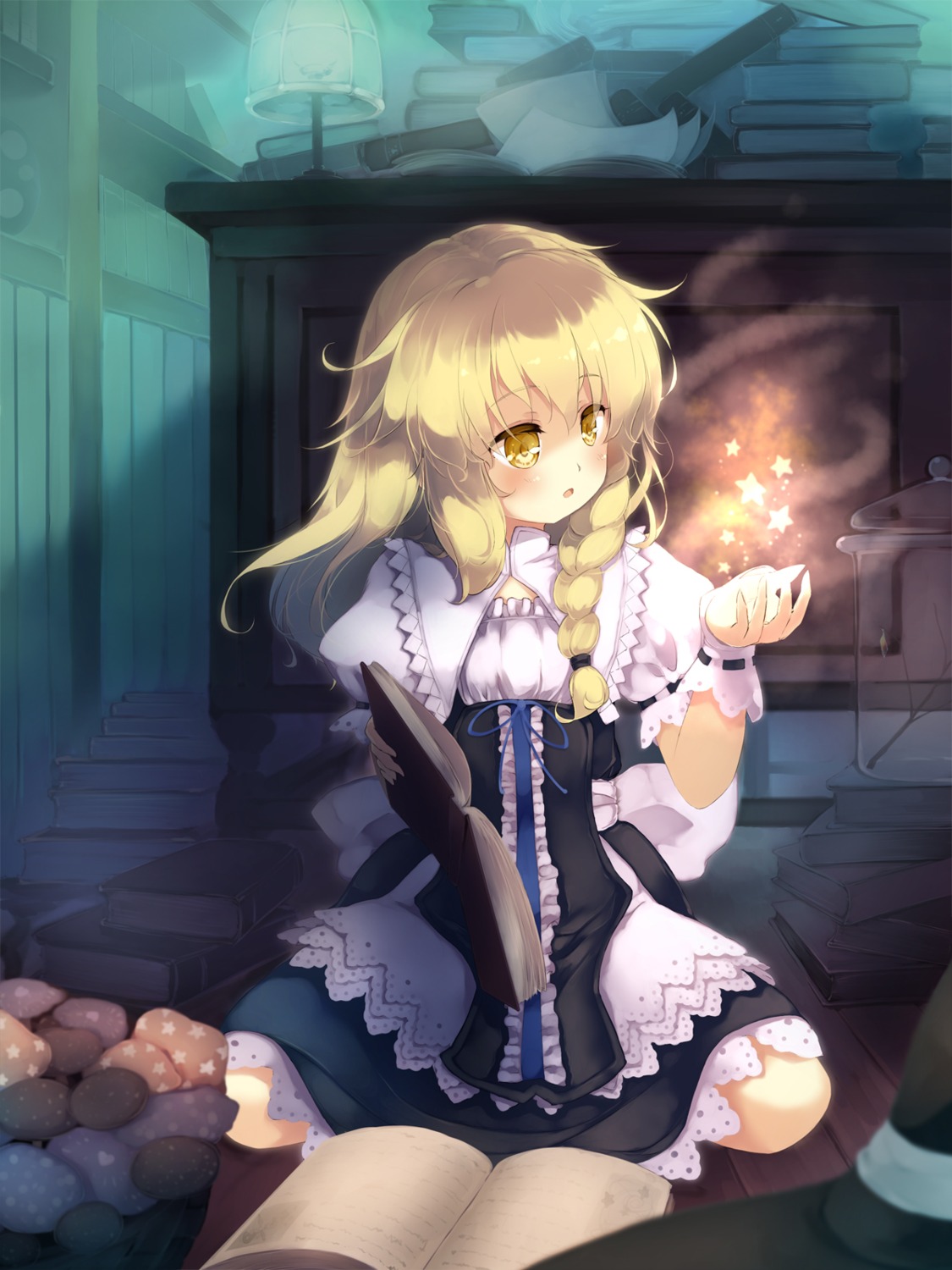 gengetsu_chihiro, kirisame_marisa, touhou