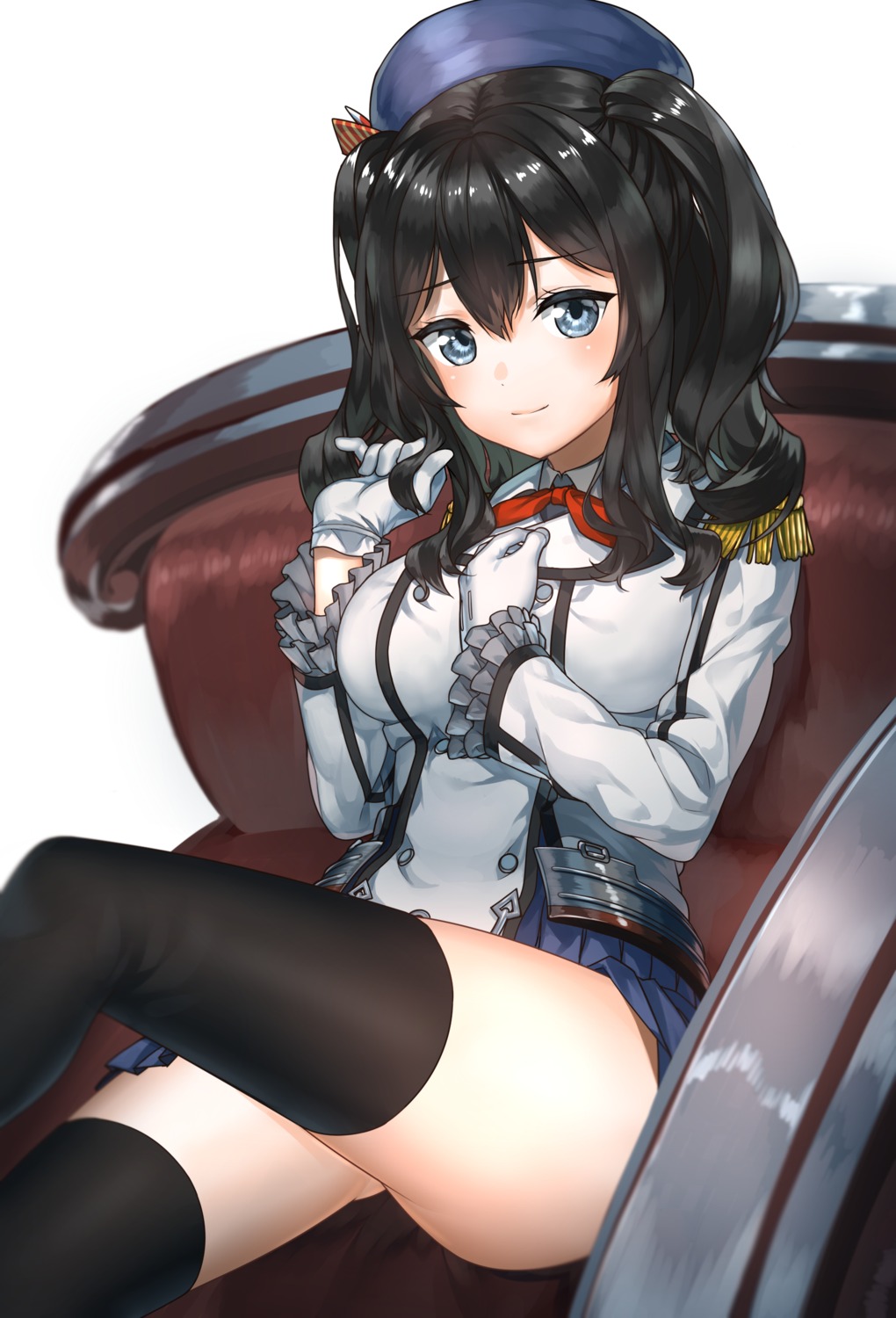 harumaki-0327, kantai_collection, kashima_(kancolle), thighhighs, uniform