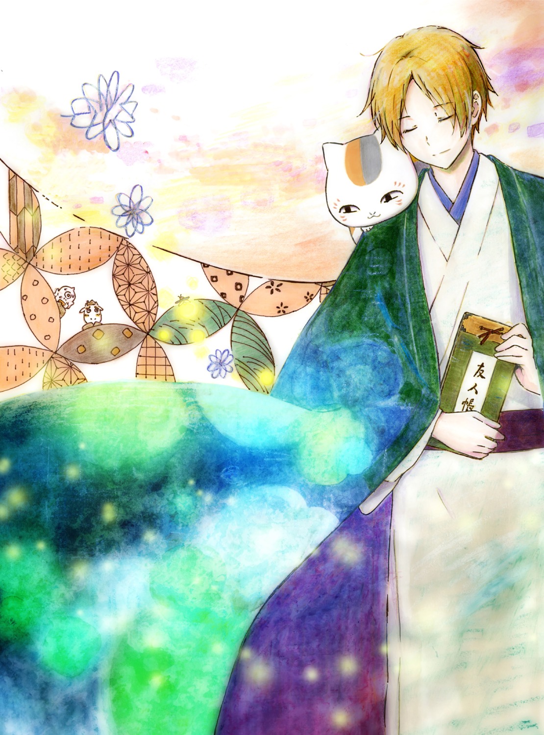 madara_(natsume), male, natsume_takashi, natsume_yuujinchou, nyanko, tagme