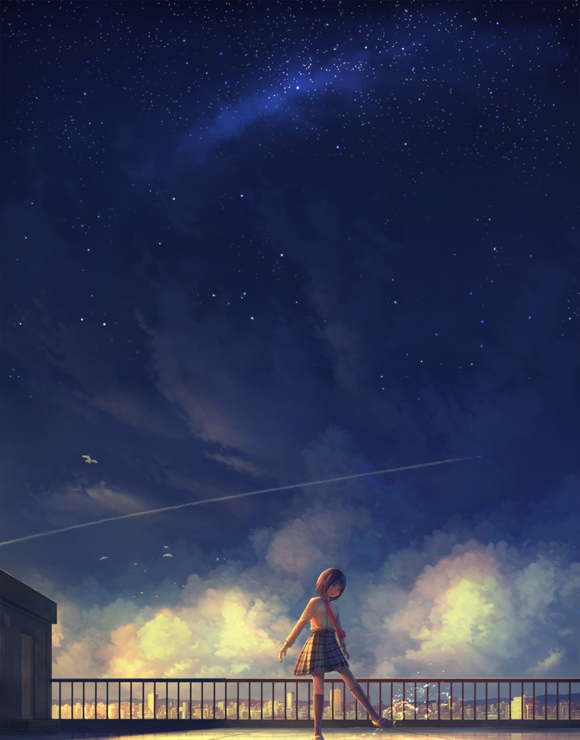 feel_(nasitaki), landscape, seifuku