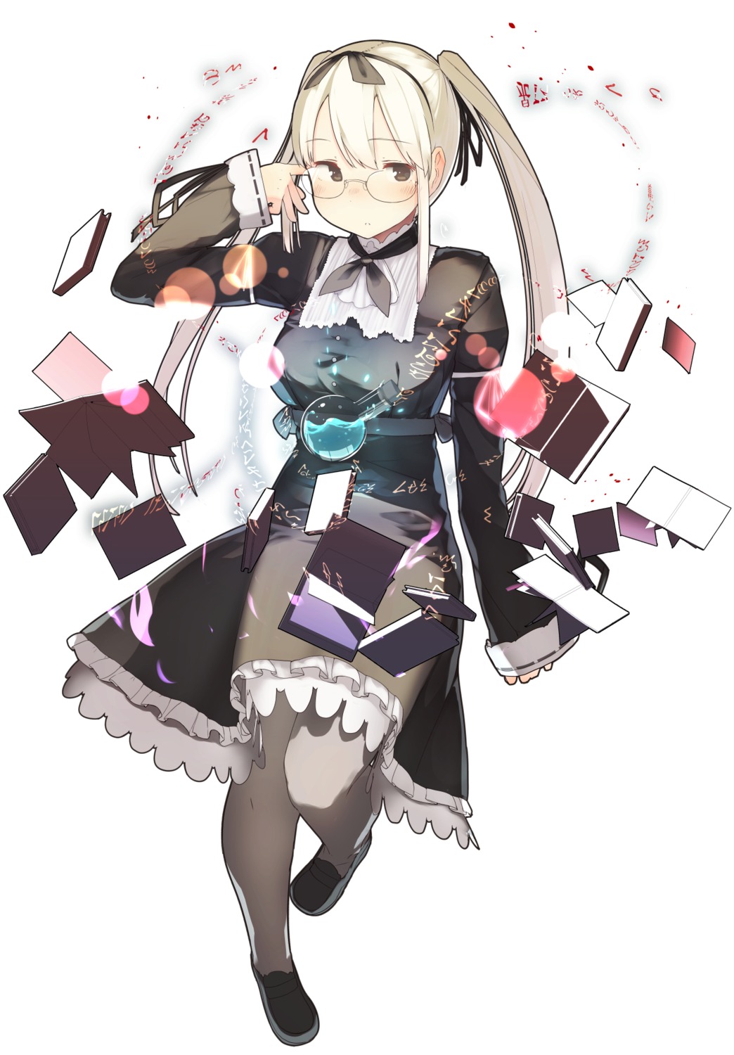 dress, f-fuu, megane