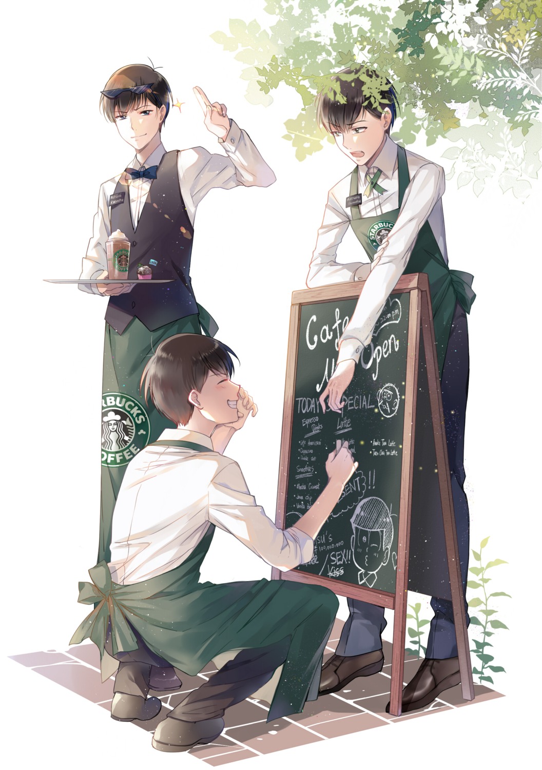 ekita_xuan, hijirisawa_shonosuke, male, matsuno_choromatsu, matsuno_karamatsu, matsuno_osomatsu, osomatsu-san