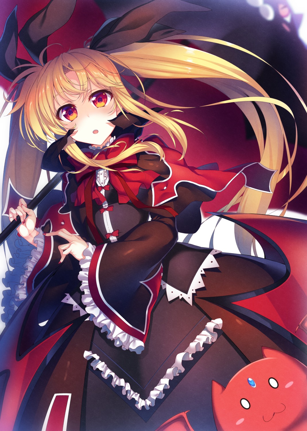 blazblue, cosplay, dress, fate_testarossa, gothic_lolita, lolita_fashion, mahou_shoujo_lyrical_nanoha, rachel_alucard, raiou, umbrella
