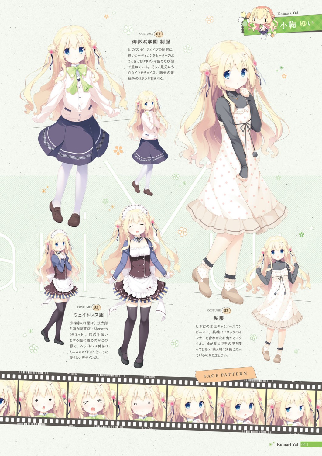 amakara_surume, character_design, chibi, digital_version, dress, expression, koi_x_shin_ai_kanojo, komari_yui