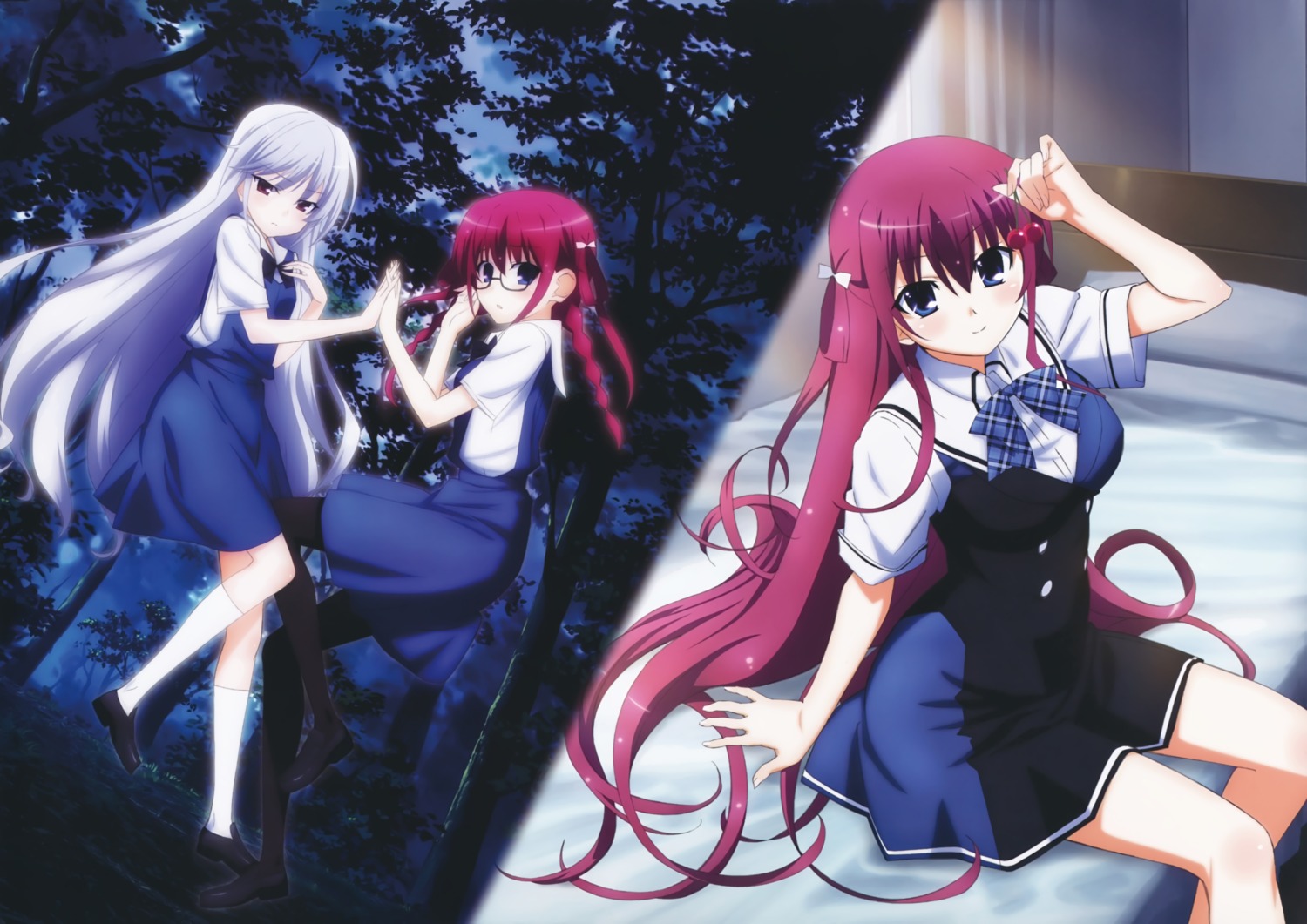 grisaia, grisaia_no_kajitsu, kazami_kazuki, megane, pantyhose, seifuku, suou_amane