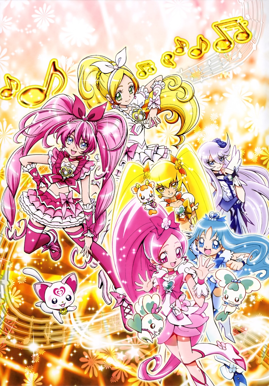 chypre, coffret, dress, hanasaki_tsubomi, heartcatch_precure!, heels, houjou_hibiki, hummy