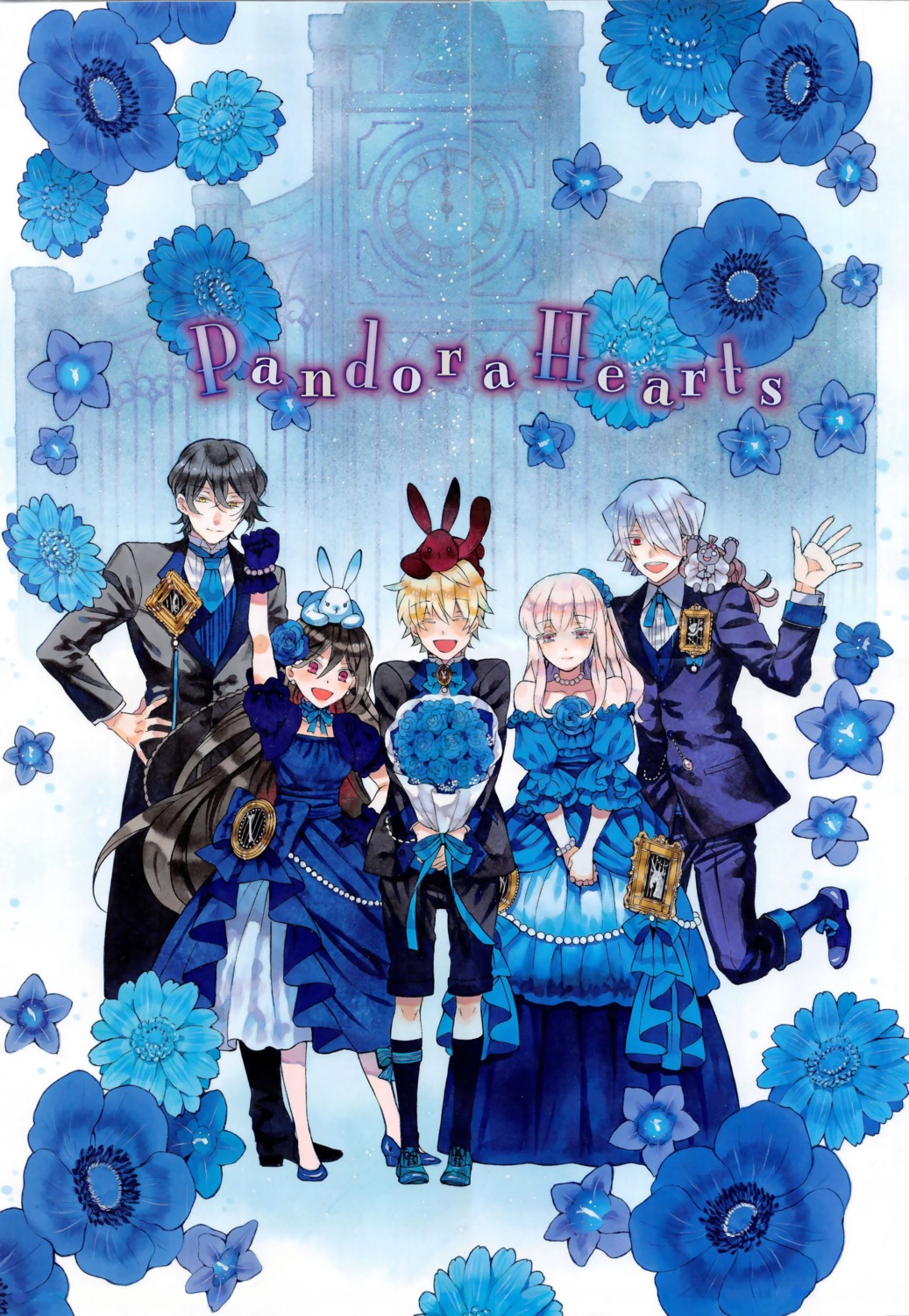 alice_(pandora_hearts), dress, gilbert_nightray, heels, mochizuki_jun, oz_vessalius, pandora_hearts, sharon_rainsworth