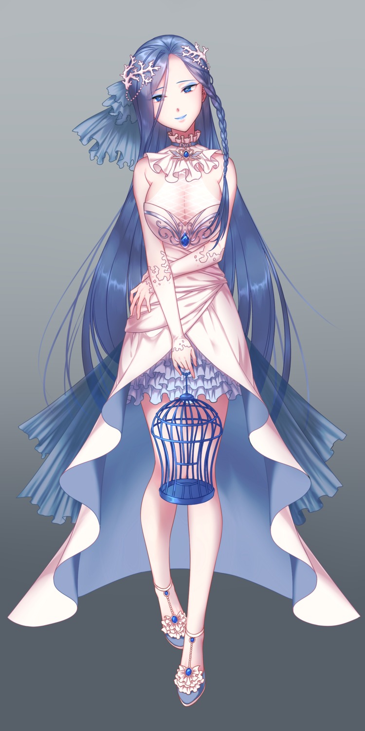 cleavage, dress, hsmoji, no_bra, see_through