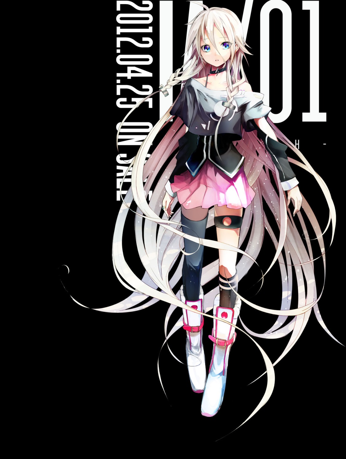 akasaka_aka, garter, ia_(vocaloid), thighhighs, vocaloid