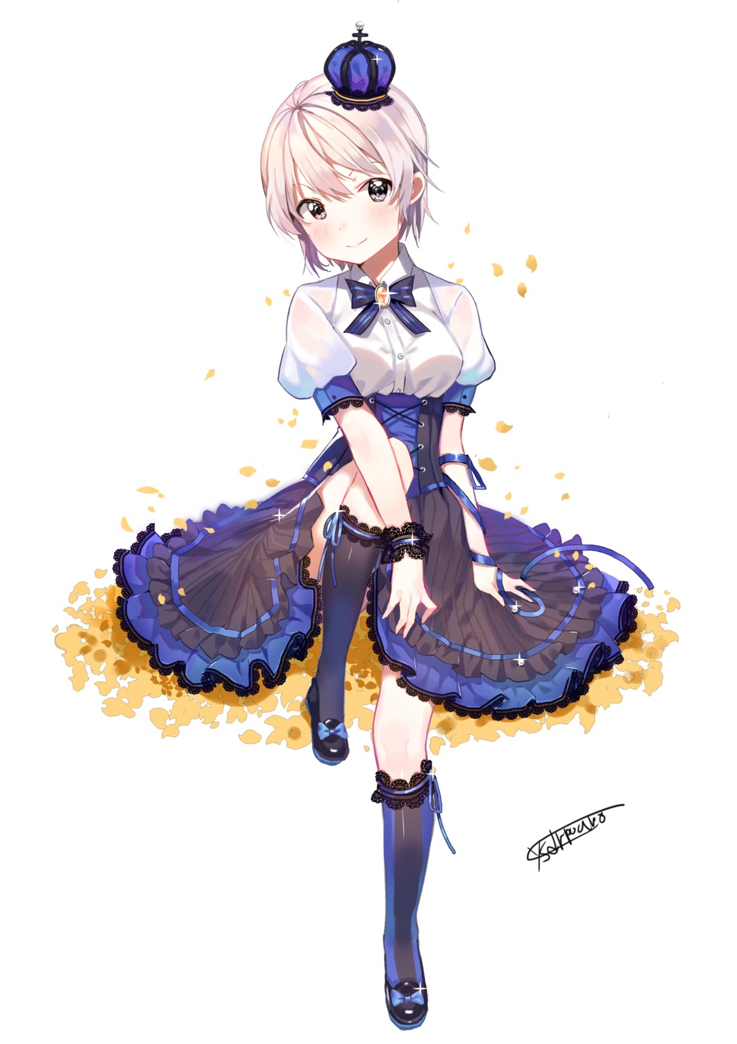 anastasia_(idolm@ster), autographed, dr_poapo, dress, see_through, the_idolm@ster, the_idolm@ster_cinderella_girls