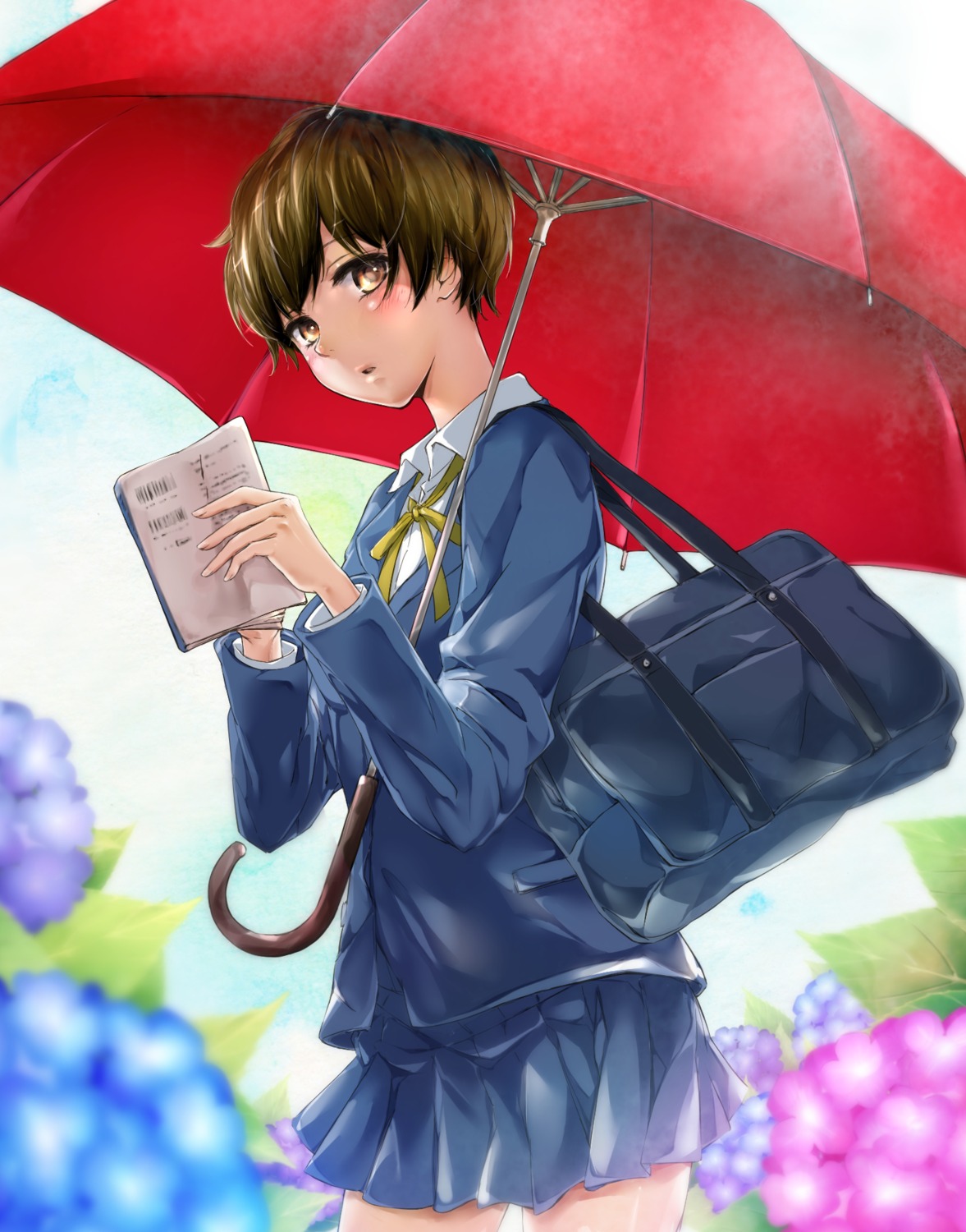 bokura_wa_minna_kawaisou, conone, kawai_ritsu, seifuku, umbrella