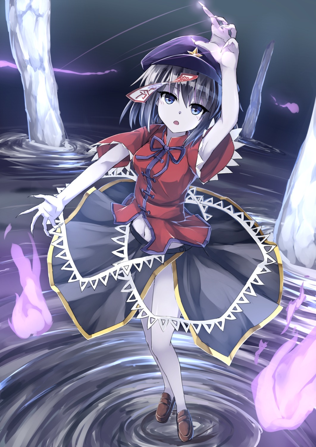 iwashi_(nisankatanso), miyako_yoshika, touhou