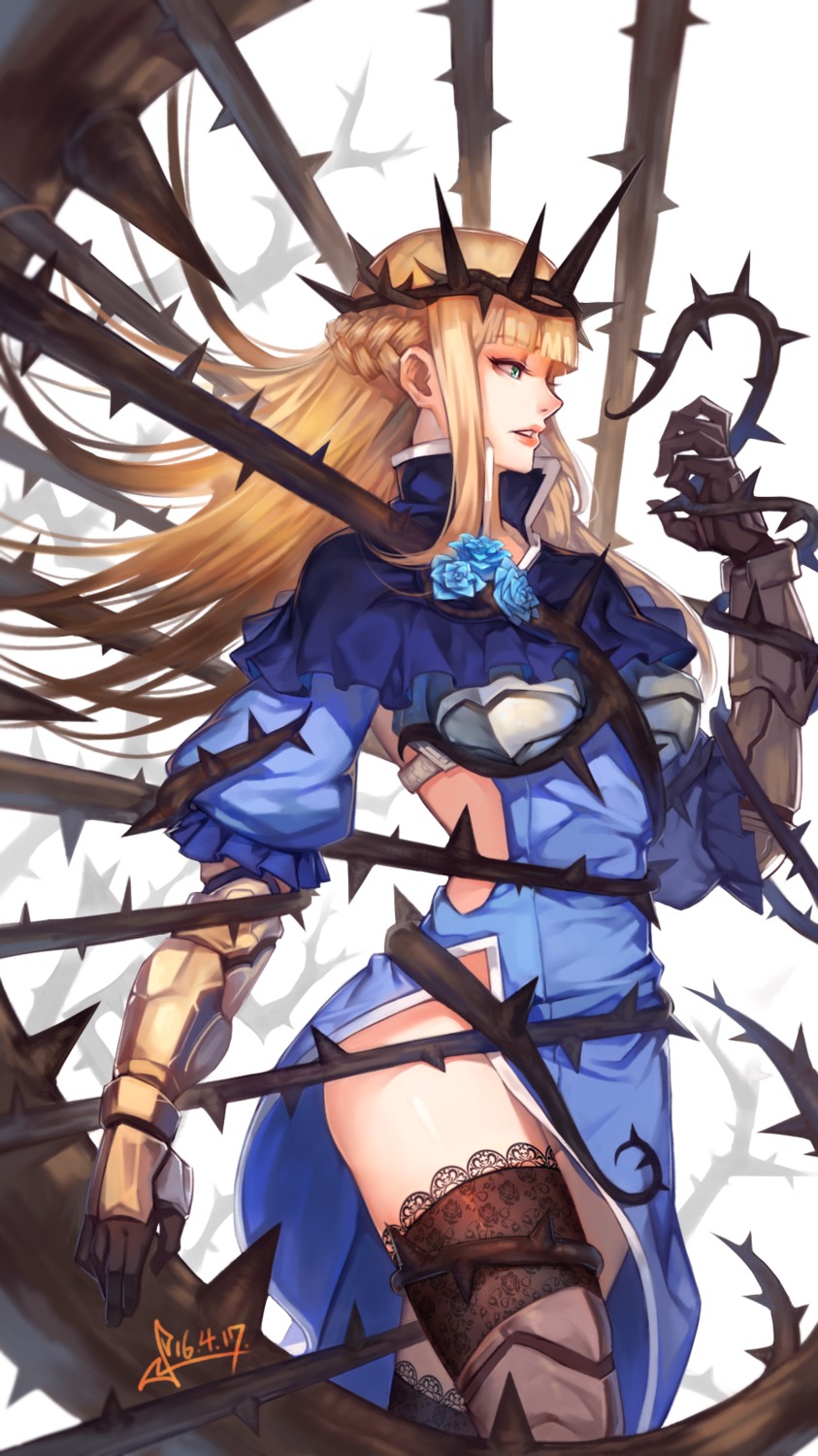 arita_(crusaders_quest), armor, bondage, crusaders_quest, dress, pantsu, squidsmith, tentacles