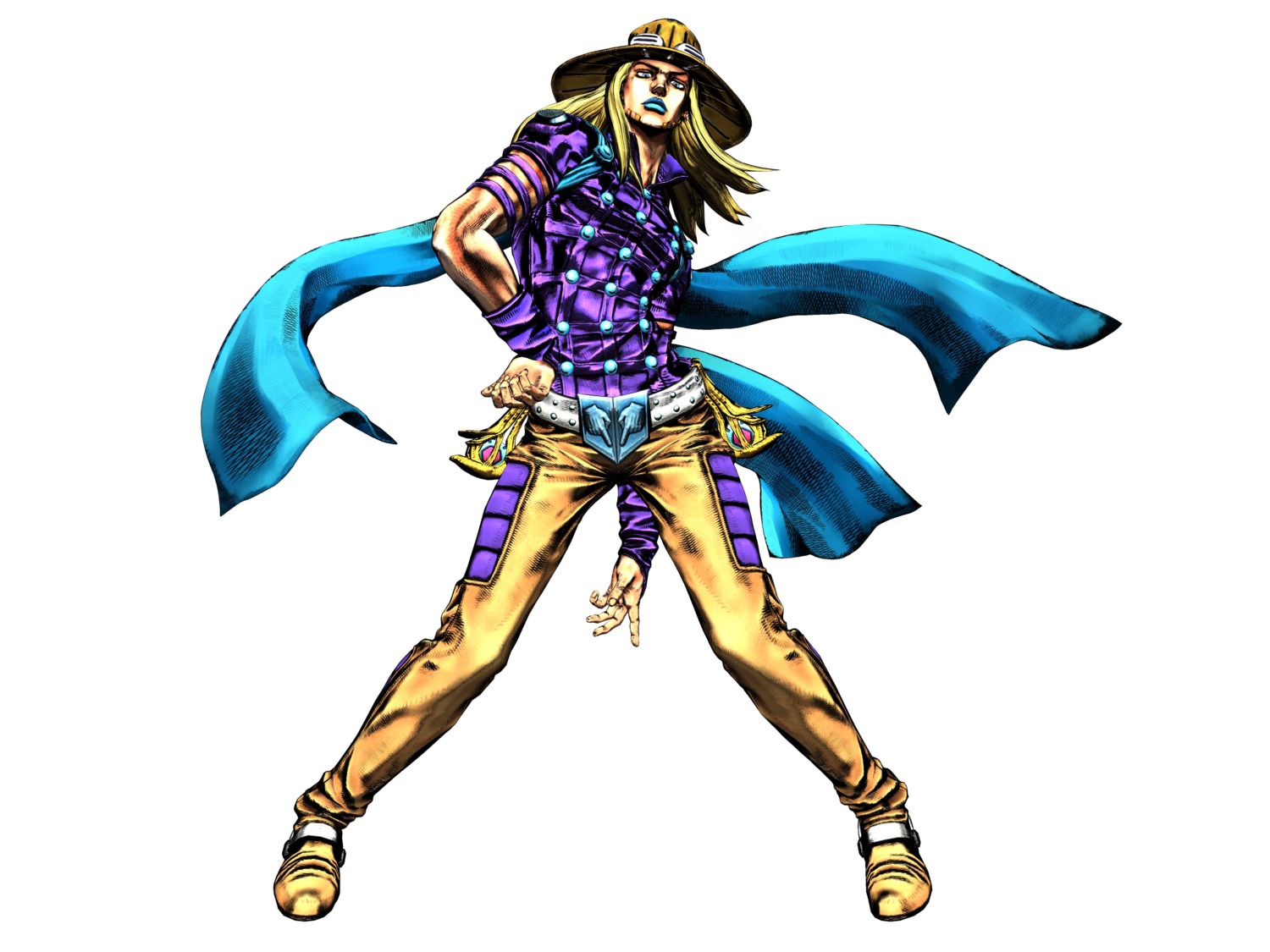 gyro_zeppeli, jojo_no_kimyou_na_bouken, jojo_no_kimyou_na_bouken_part_7:_steel_ball_run, male, tagme