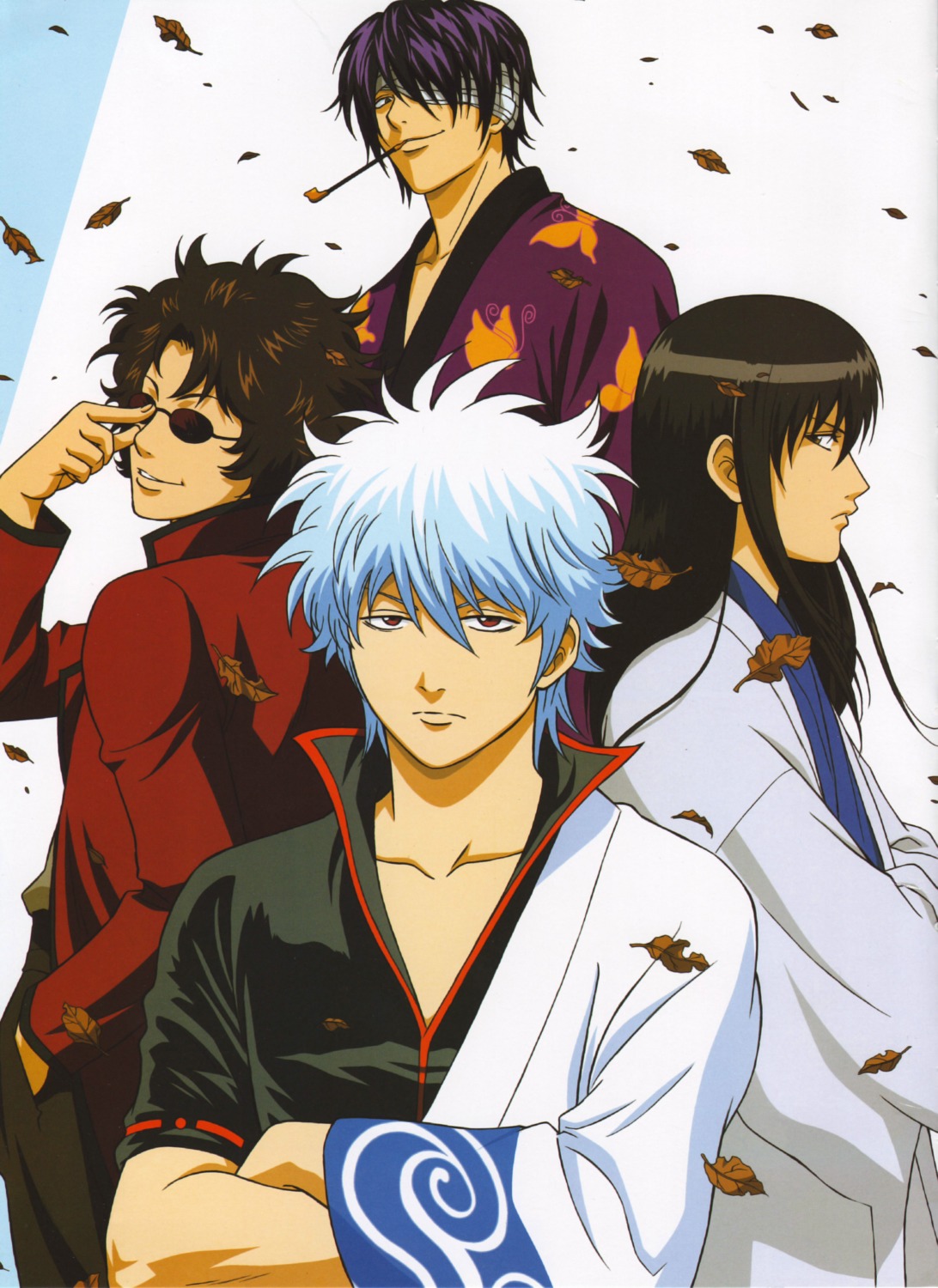 gintama, katsura_kotarou, male, sakamoto_tatsuma, sakata_gintoki, takasugi_shinsuke