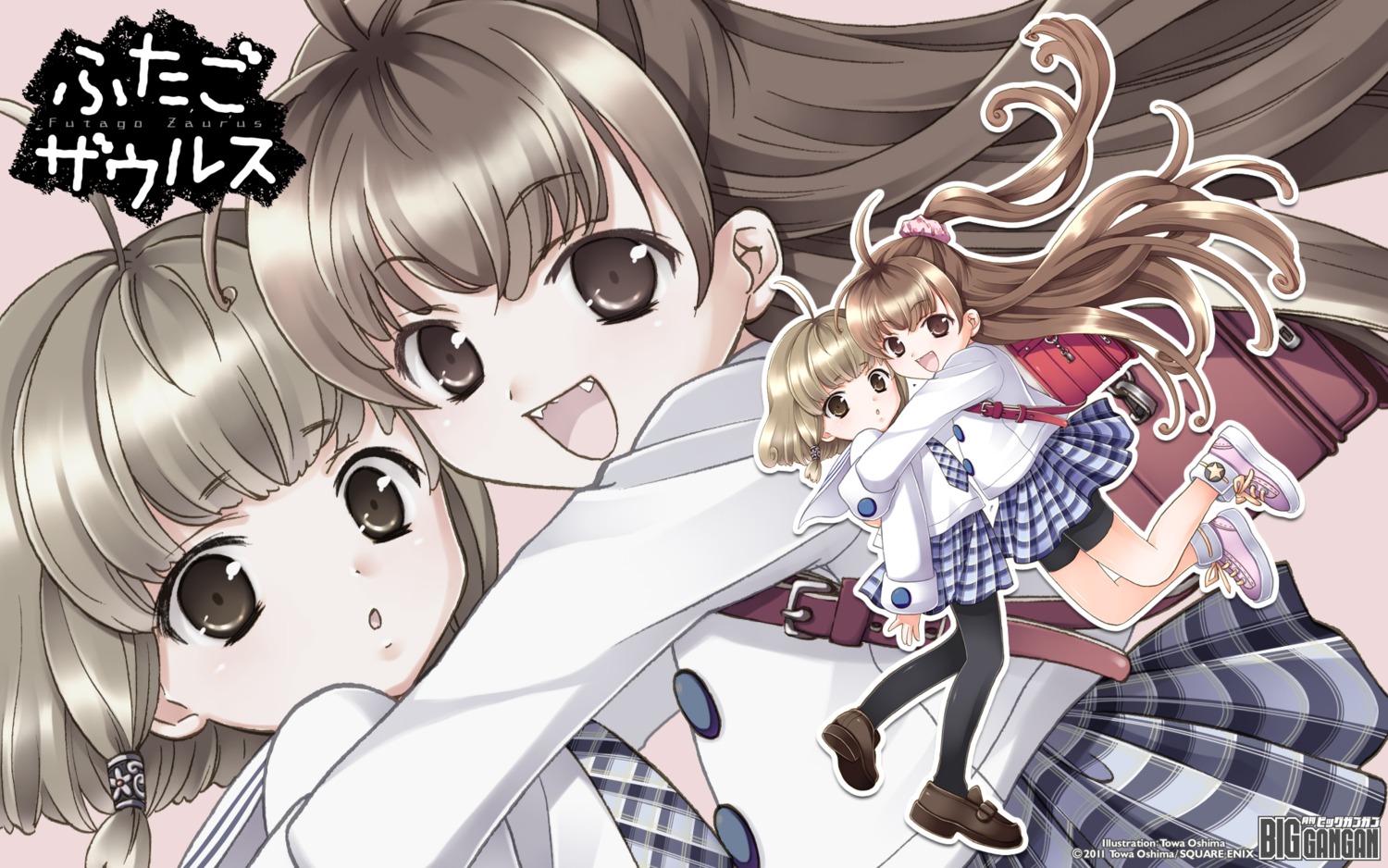 bike_shorts, ooshima_towa, pantyhose, seifuku, wallpaper