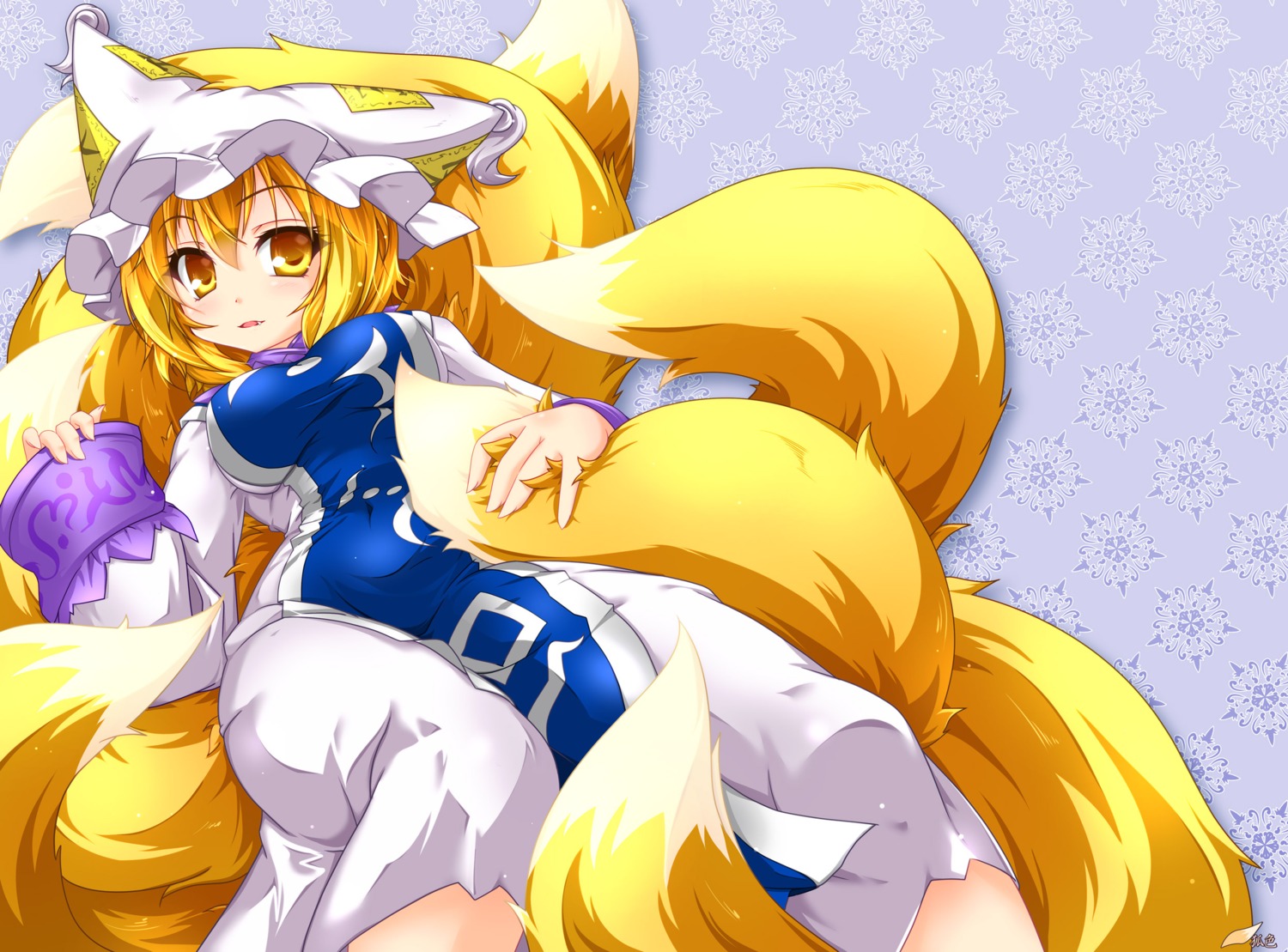 kazami_karasu, kitsune, tail, touhou, yakumo_ran