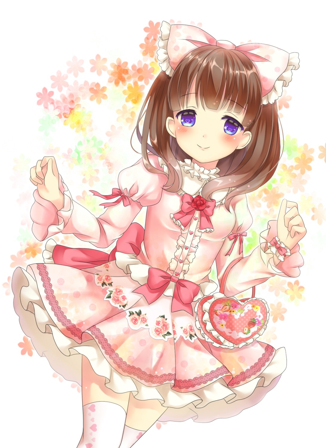 dress, harukaruha, sakuma_mayu, the_idolm@ster, the_idolm@ster_cinderella_girls, thighhighs