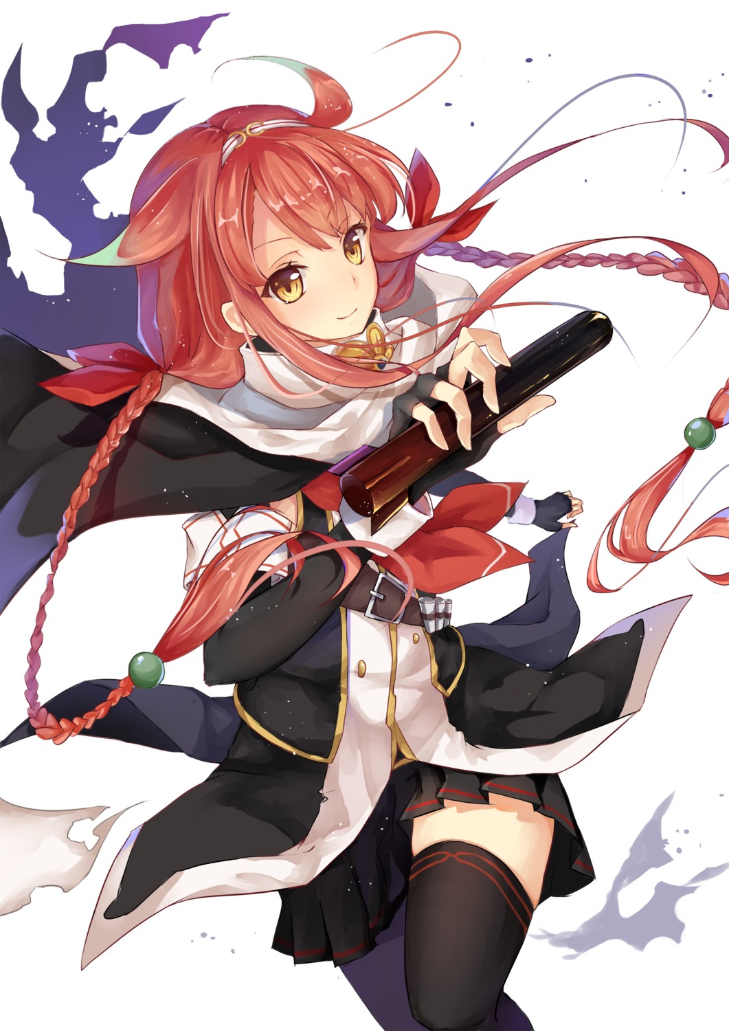 dango_(dangowalolicon), kantai_collection, kawakaze_(kancolle), seifuku, thighhighs