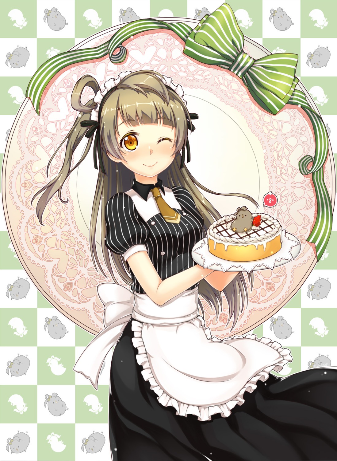 e_neko, love_live!, love_live!_(series), maid, minami_kotori